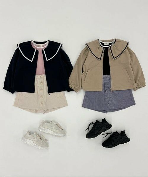 Lycee mine / リセマイン ブルゾン | フリルカラーウィンドブレーカー | 詳細15