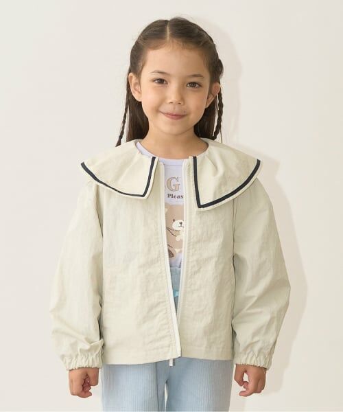 Lycee mine / リセマイン ブルゾン | フリルカラーウィンドブレーカー（アイボリー）