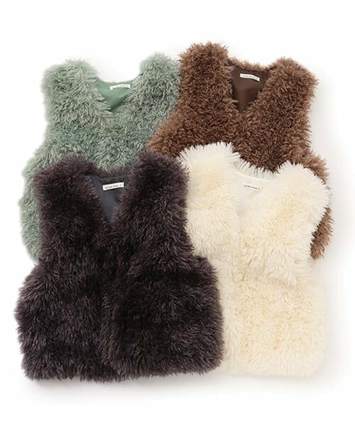 Lycee mine / リセマイン ダウンジャケット・ベスト | 【ふわふわやわらか】ファーベスト | 詳細12