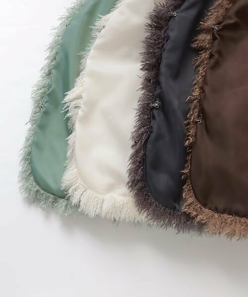 Lycee mine / リセマイン ダウンジャケット・ベスト | 【ふわふわやわらか】ファーベスト | 詳細9