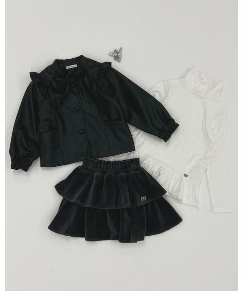 Lycee mine / リセマイン ブルゾン | 【やわらか合皮】ノーカラージャケット | 詳細11