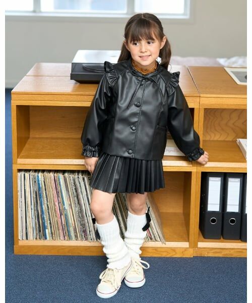 Lycee mine / リセマイン ブルゾン | 【やわらか合皮】ノーカラージャケット | 詳細15