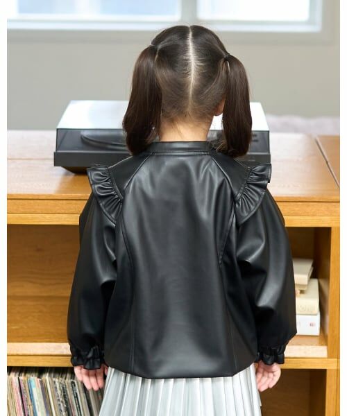 Lycee mine / リセマイン ブルゾン | 【やわらか合皮】ノーカラージャケット | 詳細18