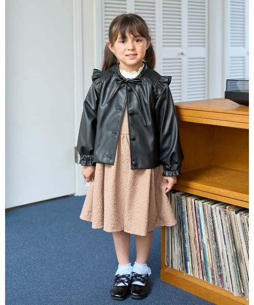 Lycee mine / リセマイン ブルゾン | 【やわらか合皮】ノーカラージャケット | 詳細19