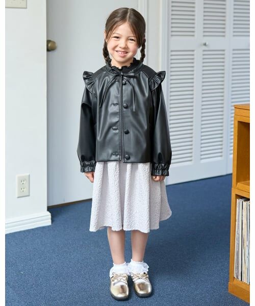 Lycee mine / リセマイン ブルゾン | 【やわらか合皮】ノーカラージャケット | 詳細20