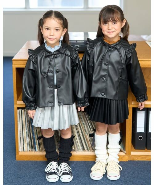 Lycee mine / リセマイン ブルゾン | 【やわらか合皮】ノーカラージャケット | 詳細21