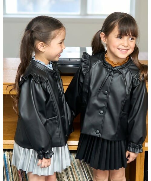 Lycee mine / リセマイン ブルゾン | 【やわらか合皮】ノーカラージャケット | 詳細22