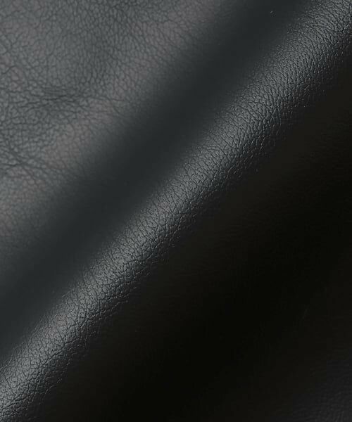 Lycee mine / リセマイン ブルゾン | 【やわらか合皮】ノーカラージャケット | 詳細7