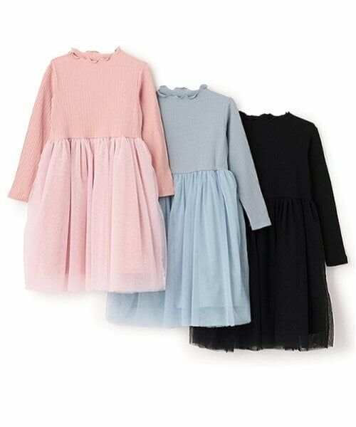 Lycee mine / リセマイン ミニ丈・ひざ丈ワンピース | チュールドッキングワンピース | 詳細10