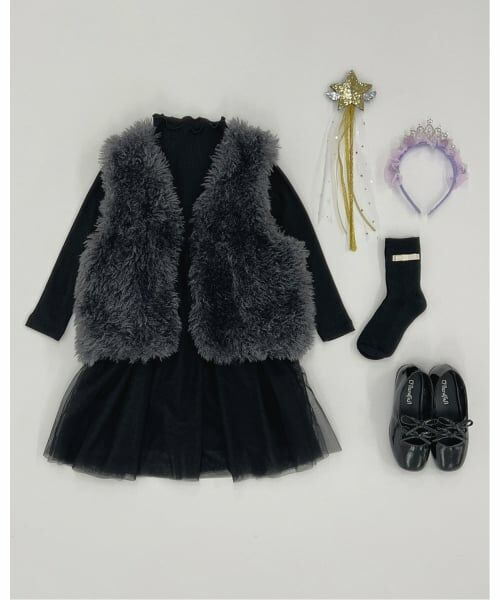 Lycee mine / リセマイン ミニ丈・ひざ丈ワンピース | チュールドッキングワンピース | 詳細14