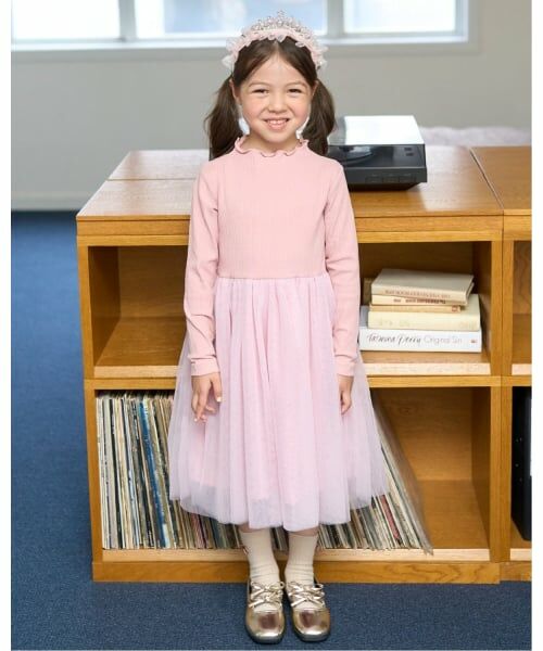 Lycee mine / リセマイン ミニ丈・ひざ丈ワンピース | チュールドッキングワンピース | 詳細15