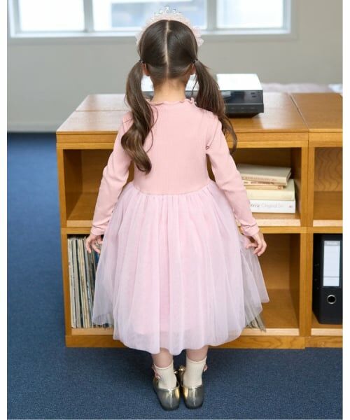 Lycee mine / リセマイン ミニ丈・ひざ丈ワンピース | チュールドッキングワンピース | 詳細16