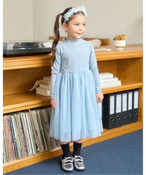 Lycee mine / リセマイン ミニ丈・ひざ丈ワンピース | チュールドッキングワンピース | 詳細17