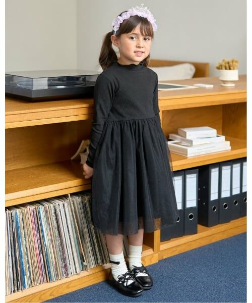 Lycee mine / リセマイン ミニ丈・ひざ丈ワンピース | チュールドッキングワンピース | 詳細20