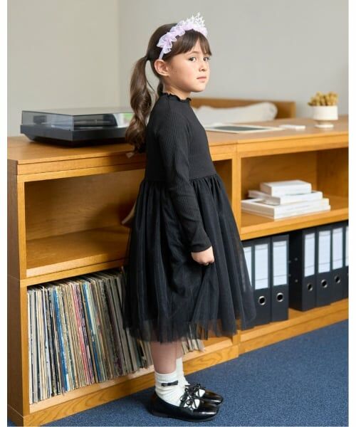 Lycee mine / リセマイン ミニ丈・ひざ丈ワンピース | チュールドッキングワンピース | 詳細21