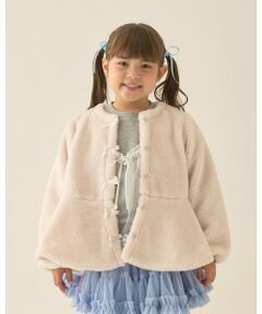 Lycee mine / リセマイン ブルゾン | 【Lycee mine バレエシリーズ】ノーカラーペプラムブルゾン
