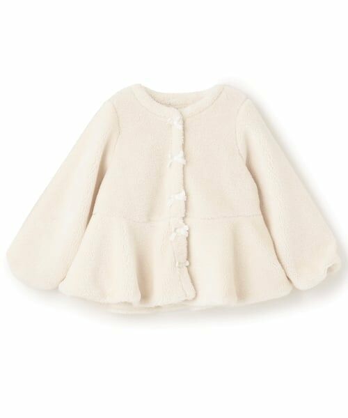 Lycee mine / リセマイン ブルゾン | 【Lycee mine バレエシリーズ】ノーカラーペプラムブルゾン | 詳細1