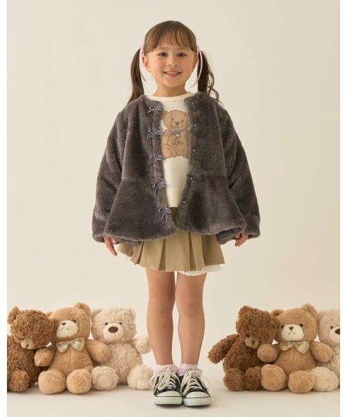 Lycee mine / リセマイン ブルゾン | 【Lycee mine バレエシリーズ】ノーカラーペプラムブルゾン | 詳細28