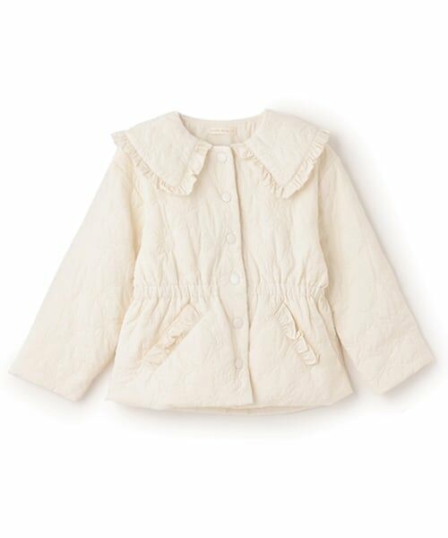 Lycee mine / リセマイン ブルゾン | 【Lycee mine バレエシリーズ】ミドル丈リボンキルティングジャケット | 詳細1