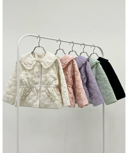 Lycee mine / リセマイン ブルゾン | 【Lycee mine バレエシリーズ】ミドル丈リボンキルティングジャケット | 詳細16