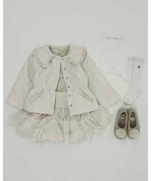 Lycee mine / リセマイン ブルゾン | 【Lycee mine バレエシリーズ】ミドル丈リボンキルティングジャケット | 詳細17