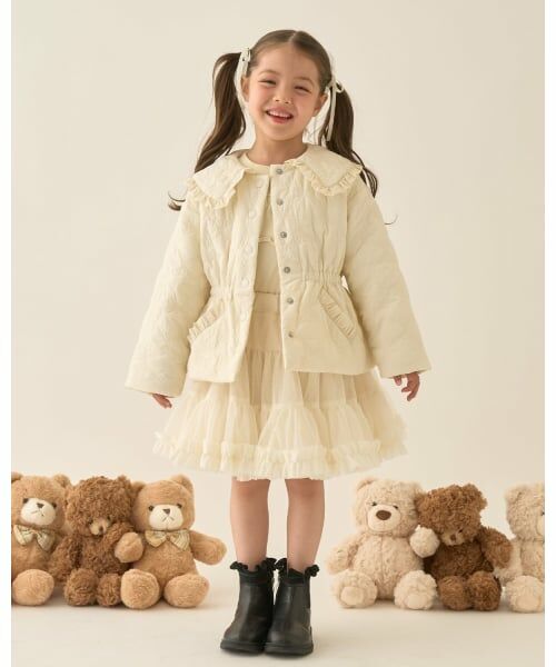 Lycee mine / リセマイン ブルゾン | 【Lycee mine バレエシリーズ】ミドル丈リボンキルティングジャケット | 詳細22