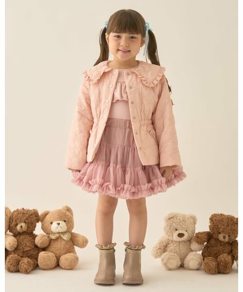 Lycee mine / リセマイン ブルゾン | 【Lycee mine バレエシリーズ】ミドル丈リボンキルティングジャケット | 詳細24