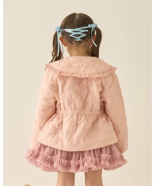 Lycee mine / リセマイン ブルゾン | 【Lycee mine バレエシリーズ】ミドル丈リボンキルティングジャケット | 詳細25