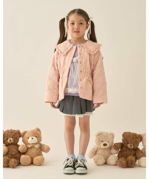 Lycee mine / リセマイン ブルゾン | 【Lycee mine バレエシリーズ】ミドル丈リボンキルティングジャケット | 詳細26