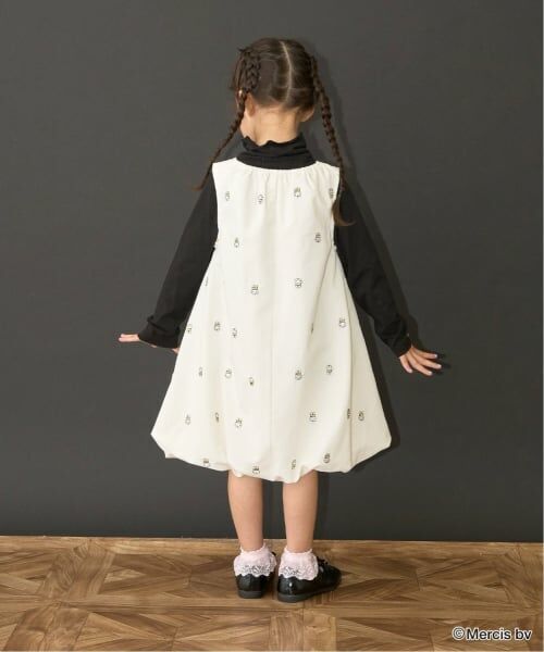 Lycee mine / リセマイン ミニ丈・ひざ丈ワンピース | 【Miffy】刺しゅう総柄バルーンワンピース | 詳細13