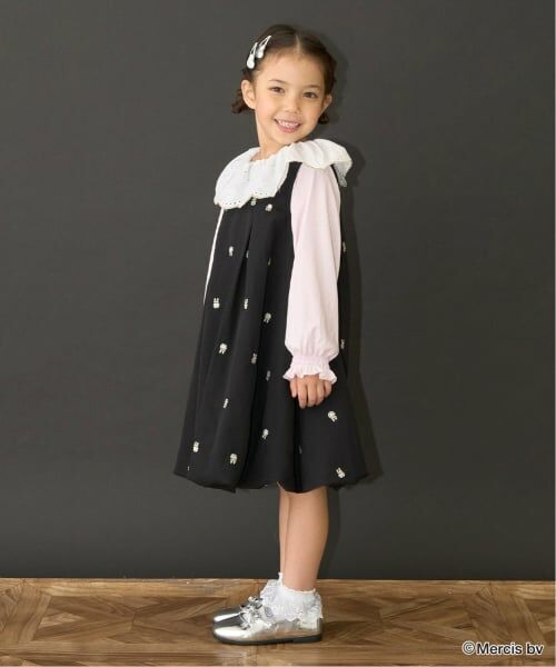 Lycee mine / リセマイン ミニ丈・ひざ丈ワンピース | 【Miffy】刺しゅう総柄バルーンワンピース | 詳細21