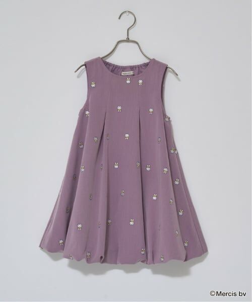 Lycee mine / リセマイン ミニ丈・ひざ丈ワンピース | 【Miffy】刺しゅう総柄バルーンワンピース | 詳細3