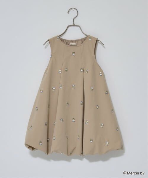 Lycee mine / リセマイン ミニ丈・ひざ丈ワンピース | 【Miffy】刺しゅう総柄バルーンワンピース | 詳細4