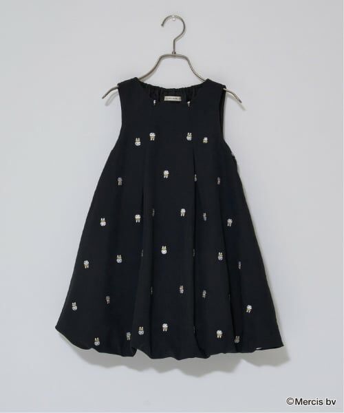 Lycee mine / リセマイン ミニ丈・ひざ丈ワンピース | 【Miffy】刺しゅう総柄バルーンワンピース | 詳細5