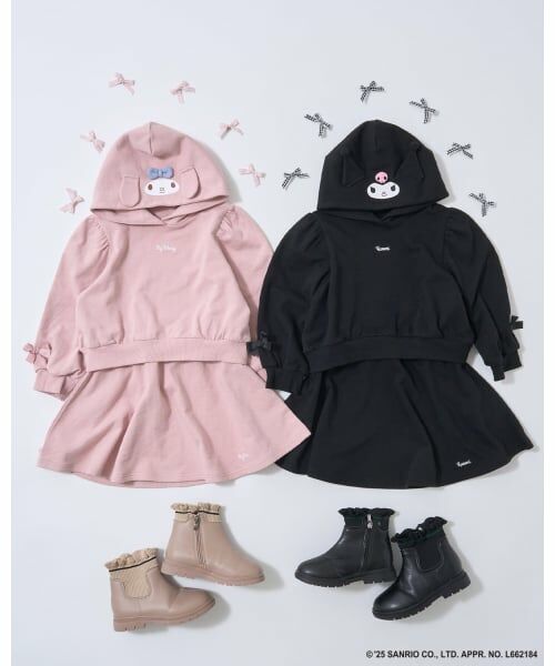 Lycee mine / リセマイン パーカー | 【サンリオキャラクターズ】【毛玉バイバイ裏毛】変身パーカ&フレアスカートセット | 詳細10