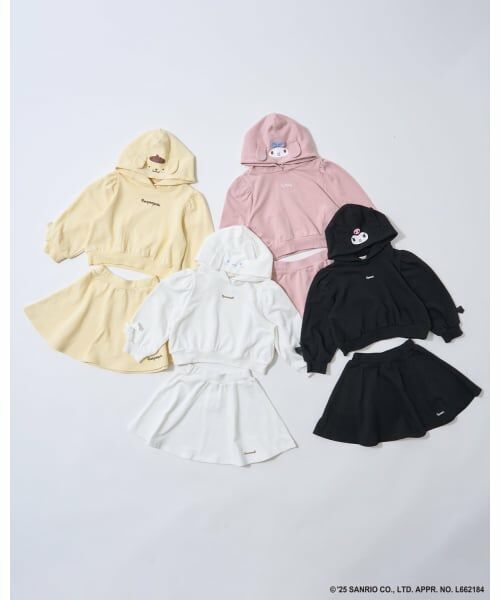 Lycee mine / リセマイン パーカー | 【サンリオキャラクターズ】【毛玉バイバイ裏毛】変身パーカ&フレアスカートセット | 詳細11
