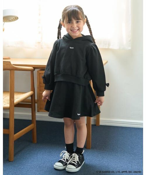 Lycee mine / リセマイン パーカー | 【サンリオキャラクターズ】【毛玉バイバイ裏毛】変身パーカ&フレアスカートセット | 詳細24