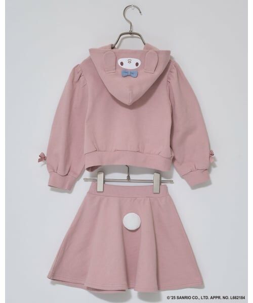 Lycee mine / リセマイン パーカー | 【サンリオキャラクターズ】【毛玉バイバイ裏毛】変身パーカ&フレアスカートセット | 詳細6