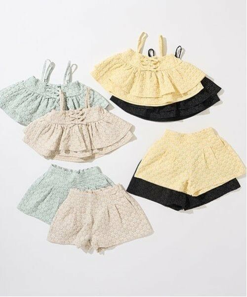 Lycee mine / リセマイン キャミソール・チューブトップ | 【セットアップ】キャミ＆ショートパンツセット | 詳細1