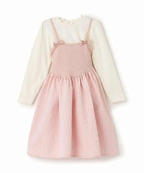 Lycee mine / リセマイン ミニ丈・ひざ丈ワンピース | フライストップス&キャミワンピースセット | 詳細1