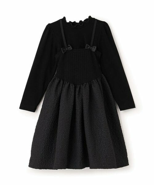 Lycee mine / リセマイン ミニ丈・ひざ丈ワンピース | フライストップス&キャミワンピースセット | 詳細2