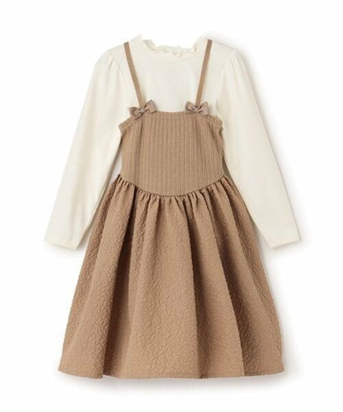 Lycee mine / リセマイン ミニ丈・ひざ丈ワンピース | フライストップス&キャミワンピースセット | 詳細4