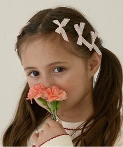 Lycee mine / リセマイン ヘアピン | チェックリボンちびヘアクリップ6Pセット