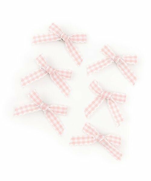 Lycee mine / リセマイン ヘアピン | チェックリボンちびヘアクリップ6Pセット | 詳細1