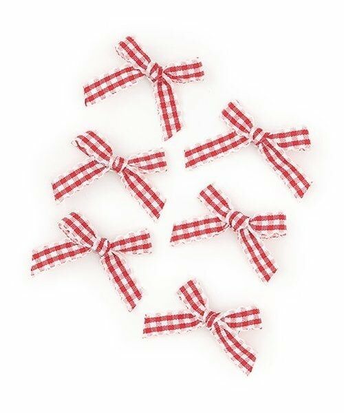 Lycee mine / リセマイン ヘアピン | チェックリボンちびヘアクリップ6Pセット | 詳細4