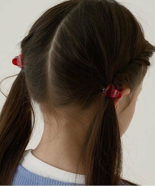 Lycee mine / リセマイン ヘアピン | アソートミニミニヘアクリップ2Pセット（赤）