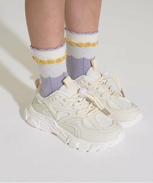 Lycee mine / リセマイン スニーカー | 【大好評につき再入荷】ダッドスニーカー(オフ ホワイト)