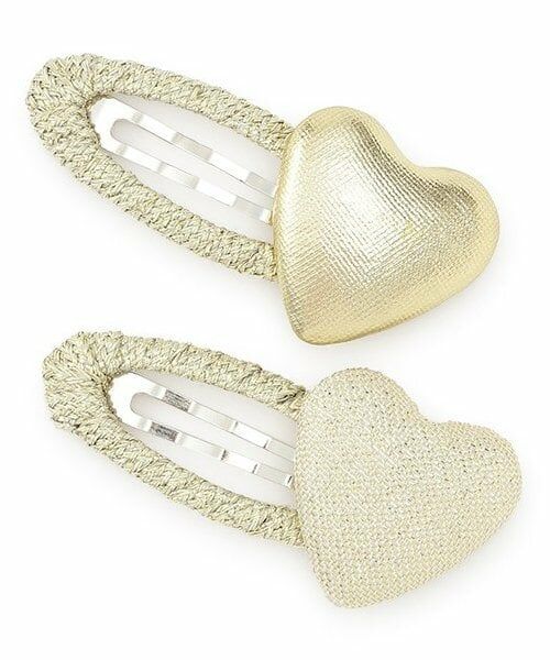 Lycee mine / リセマイン ヘアピン | キラキラハートヘアクリップ2Pセット | 詳細1