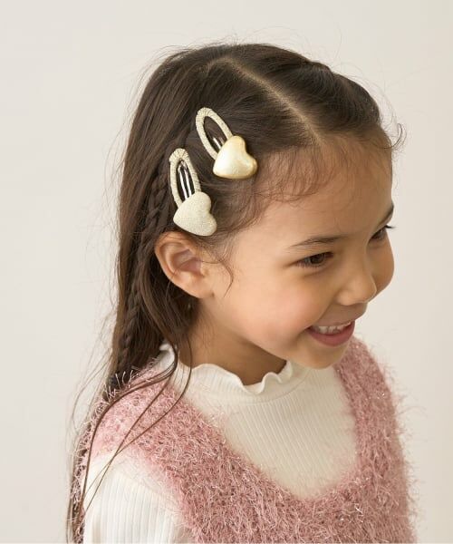 Lycee mine / リセマイン ヘアピン | キラキラハートヘアクリップ2Pセット | 詳細10