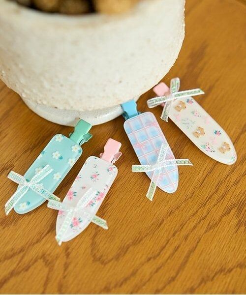 Lycee mine / リセマイン ヘアピン | アソートリボン付きヘアクリップ2Pセット | 詳細8